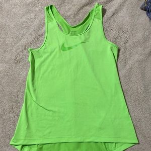 Nike PRo  Tank Top bright green